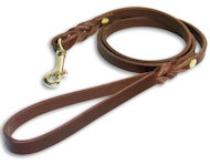 Durable Leash made of Leather for Belgian malinois